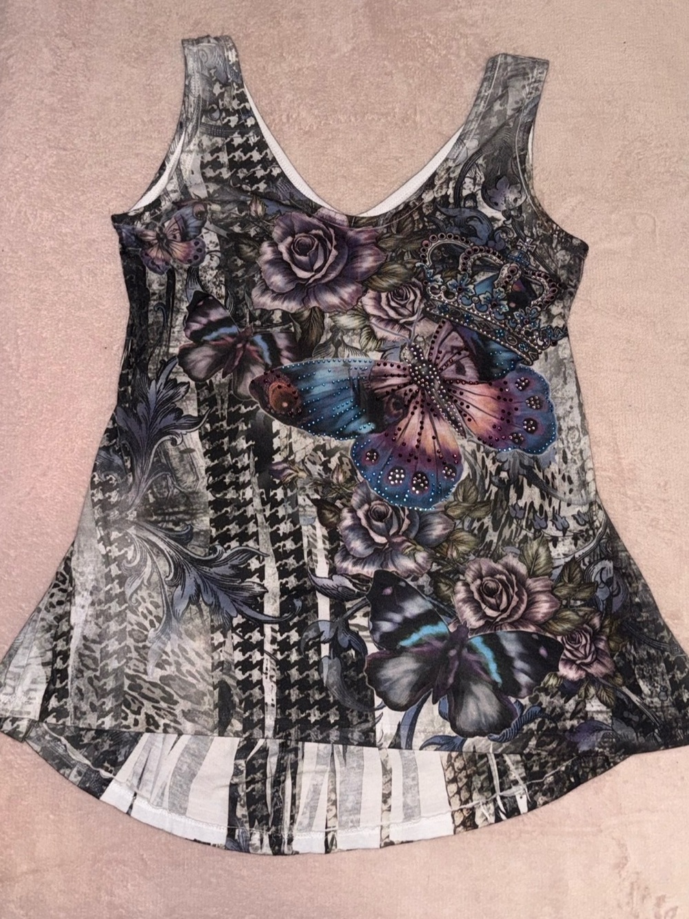 🦋 Big Bang Wearable Art Butterfly Tank Top 🦋
